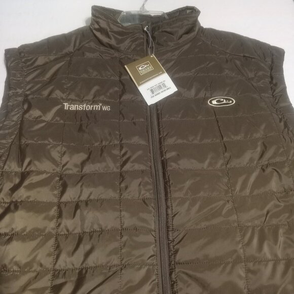 NWT Drake Men's Quilted Polyester Filled Puffer Vest Size 2X - Picture 1 of 10